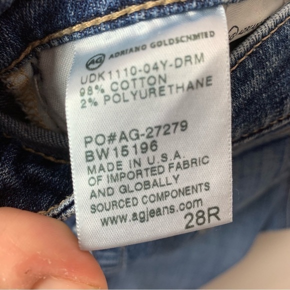 [Adriano Goldschmied] Medium Wash Low Rise The Silt Cigarette Leg Denim Jeans - Picture 7 of 10